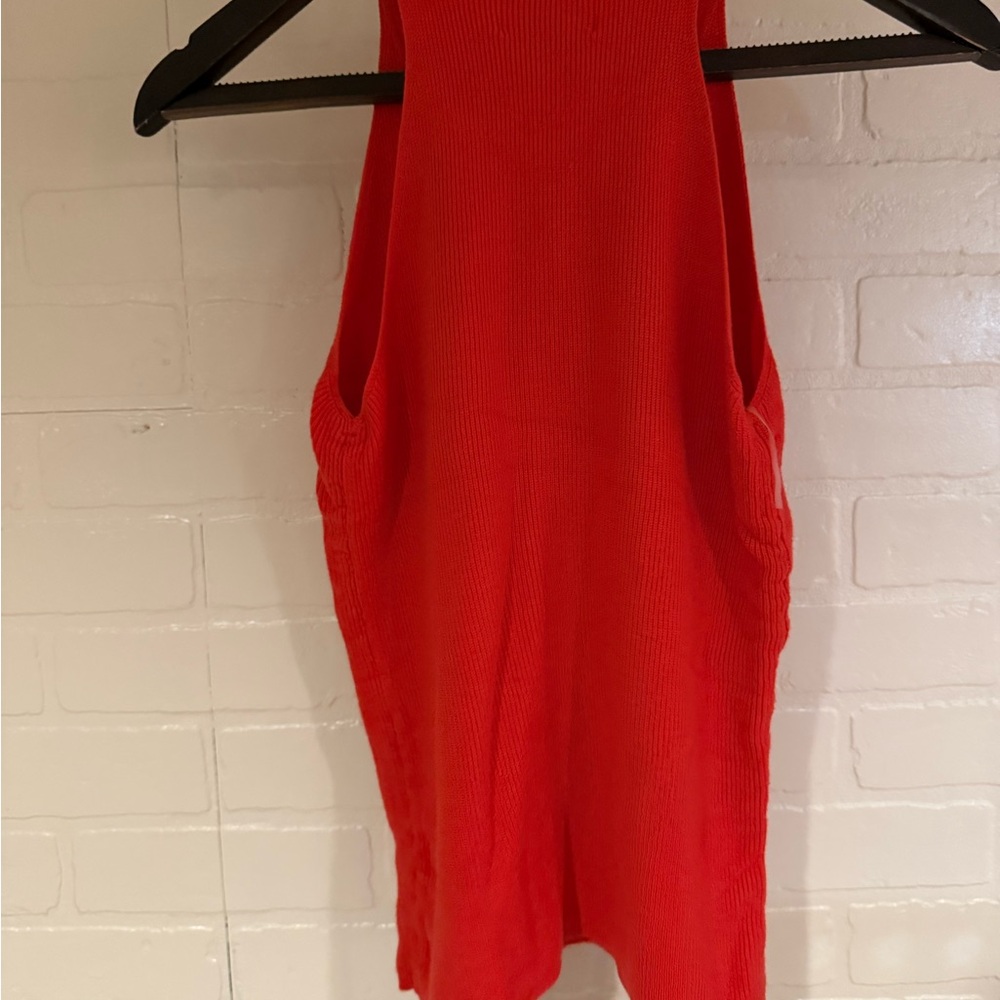 Universal Thread Red Ribbed Tank Top - Picture 3 of 7